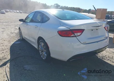 2015 Chrysler 200 S из США, поврежденный, VIN 1C3CCCBB7FN725504